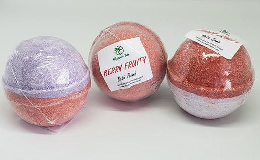 Berry Fruit Bath Bomb 3 Pack