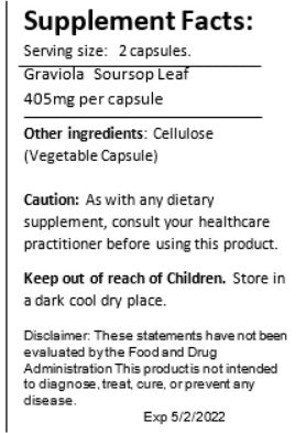 Rare Sour Sop Capsules (Graviola)