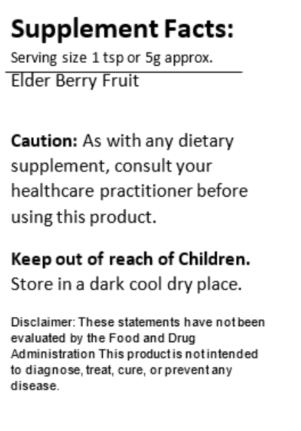 Elder Berry (Powder)