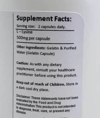 L-Lysine Capsules