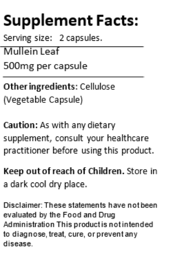 Mullien Leaf Capsules