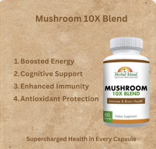 Mushroom 10X Blend Formula (60) Capsules