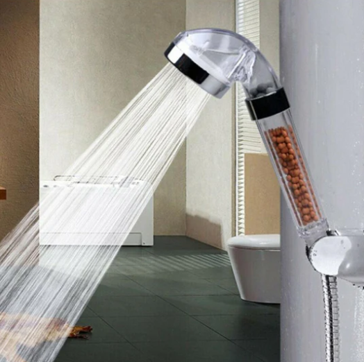 High Pressure UltraSonic Shower Head (Filters Hard Water & More)