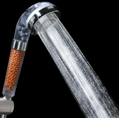 High Pressure UltraSonic Shower Head (Filters Hard Water & More)