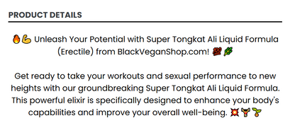 💥 Unleash 🍆 Super Power: ( SUPER ) Tongkat Ali Plus-Liquid Formula for Boundless (Erectile) Vitality! 💥 Strongest Online